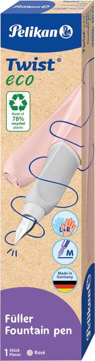 Pelikan Twist Fllhalter eco, ros‚ (Rose, 1 x)