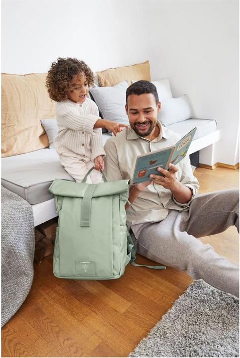 Image du produit Lässig Sac à dos à langer Rolltop Up Green Label