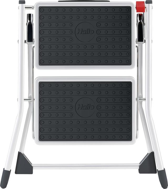 Productafbeelding Hailo MK60 StandardLine, stalen trap, 2 treden (Trapladder, 50 cm)