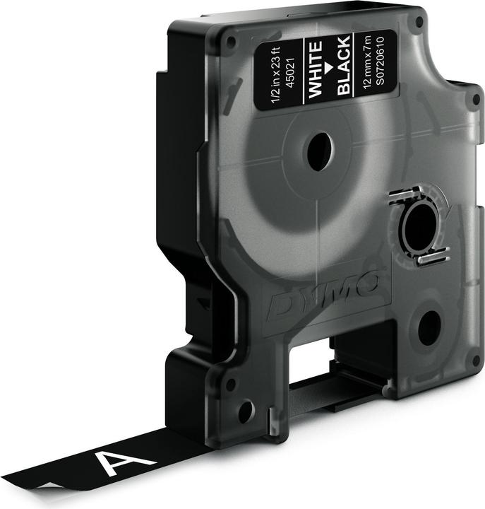 Produktbild Dymo S0720610 Standardband (1.20 cm, Schwarz, Weiss)