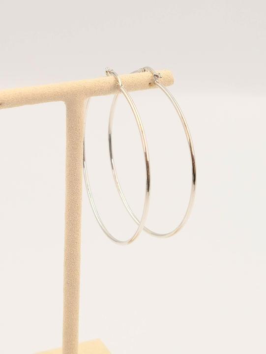 Image du produit Muau Créoles (Or blanc 750/18K)