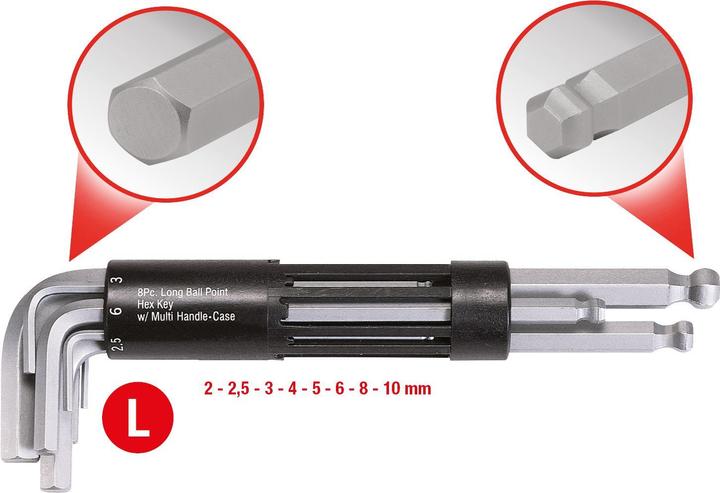 Actual product image KS Tools 3-in-1 Allen Key Lug Wrench Set