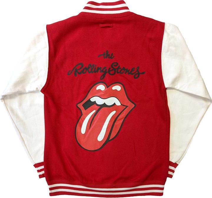 Actual product image The Rolling Stones Unisex Adult Classic Tongue Varsity Jacket (S)