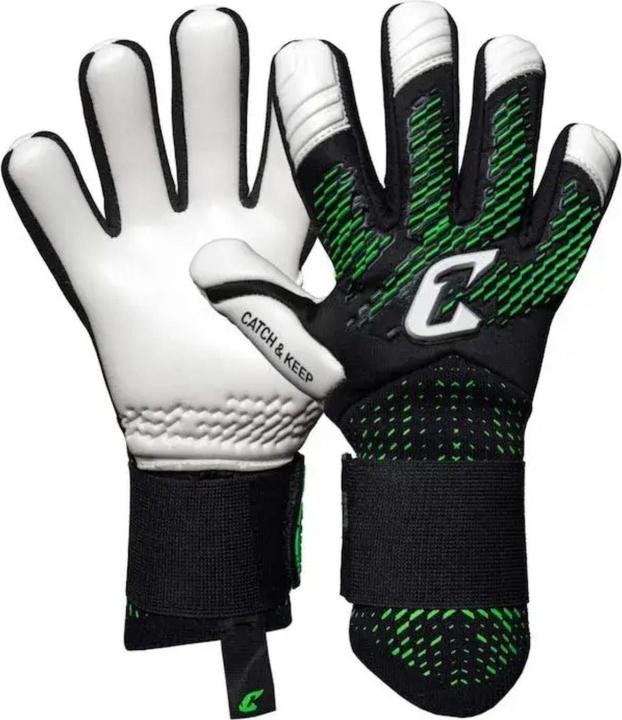 Catch & Keep Fussballhandschuhe Revolution Green Gr. 6 Torwart Goalie Handschuhe (6)