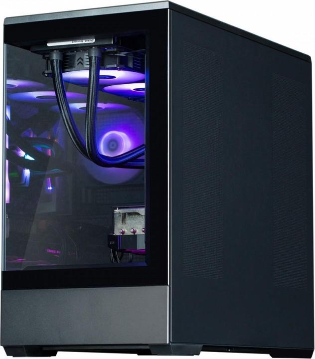 Produktbild Zalman GHE P30 V2 micro-ATX Geh??use Tempered Glass Panoramic View - Schwarz (mATX, Mini-ITX)