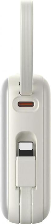 Image du produit Joyroom 22.5W Fast Charging Power Bank 10000mAh with Dual Cables - Blanc (10000 mAh, 22.50 W)