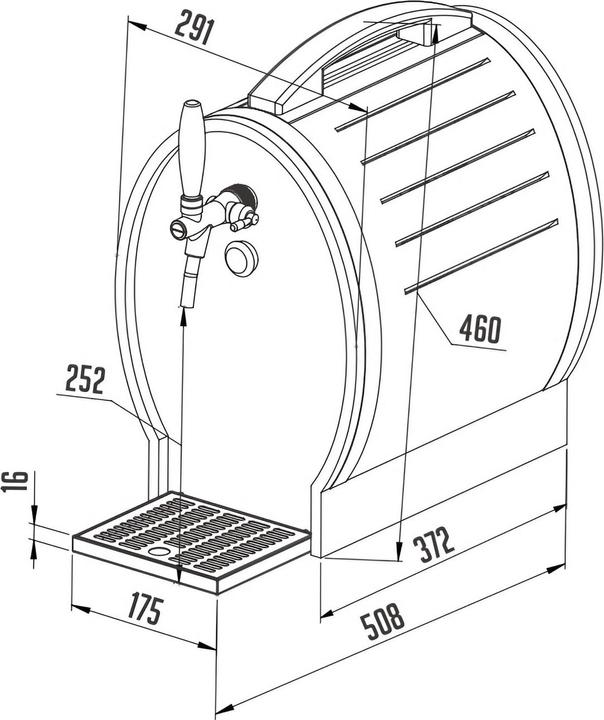 Produktbild Ich-zapfe Bierzapfanlage Lindr Soudek 35