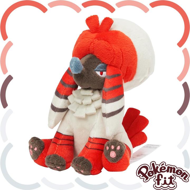 Actual product image Pokémon Furfrou (Kabuki Trim) Sitting Cuties Plush - 14 cm (14 cm)