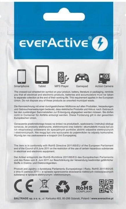 Nutritional values and ingredients Everactive USB A - USB C (2 m, USB 2.0)