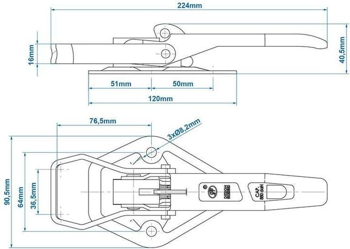 Actual product image ProPlus Eccentric lock SPP ZB-05A