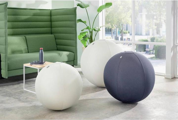 Productafbeelding Leitz Zitbal Active Ø 55cm fluweelgrijs (55 cm)