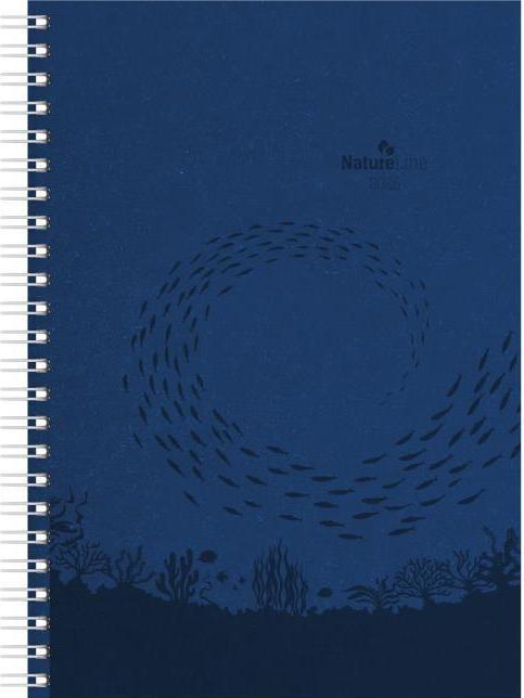 Actual product image Alpha Edition Wochenplaner Nature Line Ocean 2026 - Taschen-Kalender A5 - 1 Woche 2 Seiten - Ringbindung - 128 (15 x 21 cm, German)