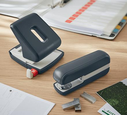 Actual product image Leitz Stapler Cosy 30 pages, grey (30 Sheets)