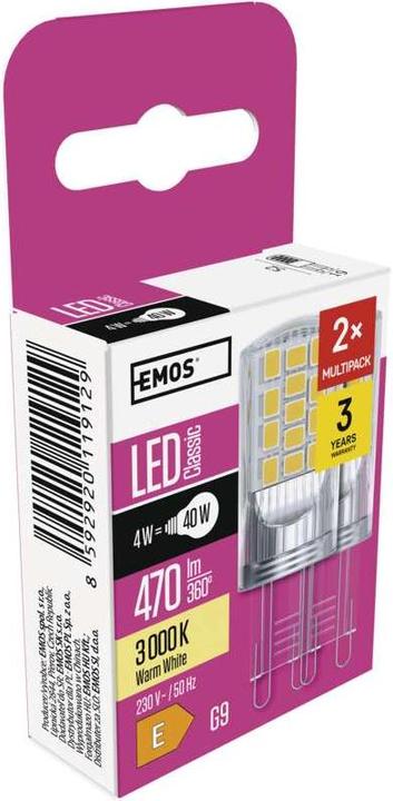 Produktbild Emos Classic (G9, 4 W, 470 lm, 2 x, E)