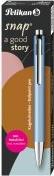 Actual product image Pelikan Ballpoint pen Snap Metalic K10 Frost blue in case (Blue, Frost blue, 1 x)