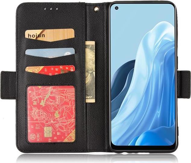 Produktbild MU Classic Litchi Leder Bookcover Series (Oppo Find X5 Lite, OPPO Reno7 Z 5G)