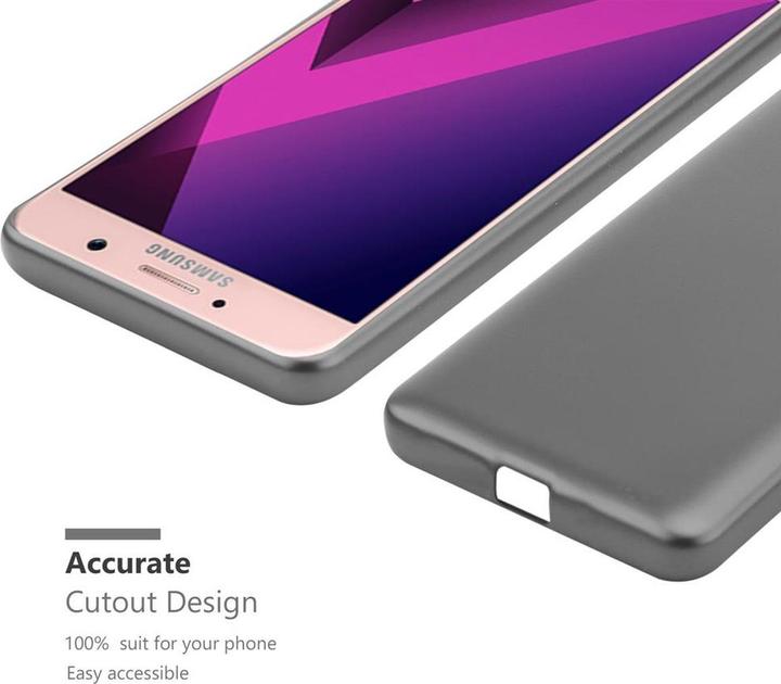 Actual product image Cadorabo TPU Matt Metallic Cover (Samsung Galaxy A7 (2017))