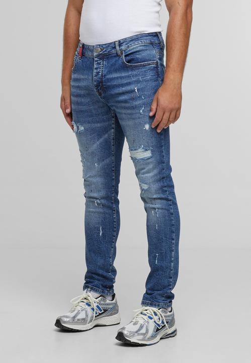 Actual product image 2Y Premium 2Y JULIO RIPPED SLIM FIT JEANS - 184633 (29)