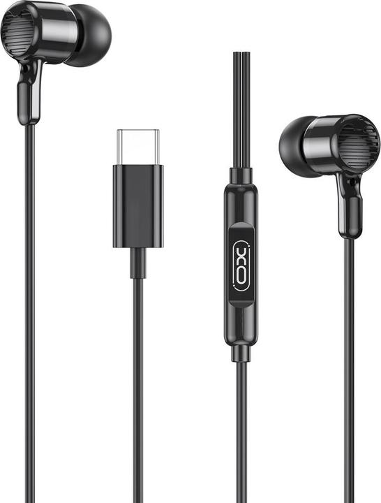 Actual product image xO wired earphones EP81 USB-C black (Cable)