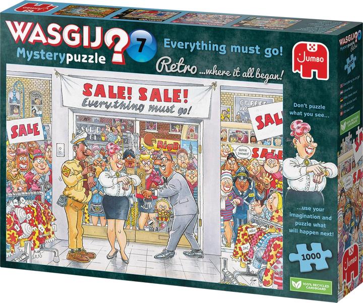 Image du produit Jumbo Puzzle Wasgij Retro Mystery 7 (1000 pièces)
