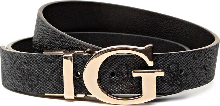 Actual product image Guess Mika, Double-Sided Model, Textile Belt, Gray, For Women, Size M (M)