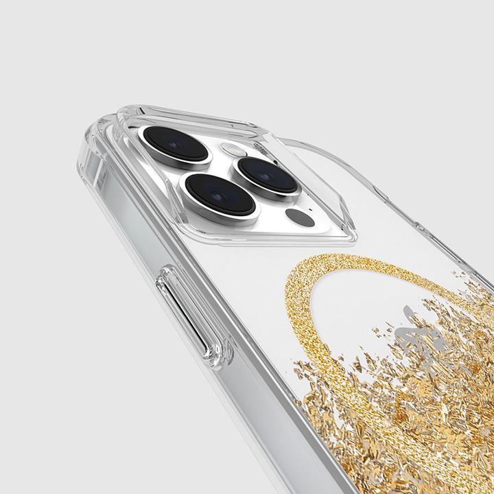 Actual product image Case-Mate Karat MagSafe - Case iPhone 15 Pro zdobione złotem (Marble) (Apple iPhone 15 Pro)