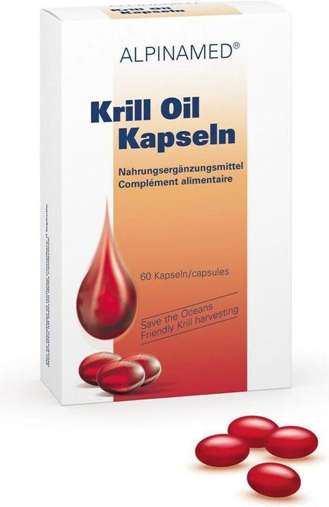 Actual product image Alpinamed Krill Oil Capsules (60 Piece, Capsules, 80 g)