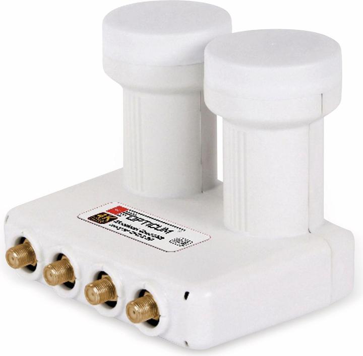 Actual product image Opticum LMQP-04H Monoblock Quad 6° Astra Hotbird (Single LNB, 40mm)