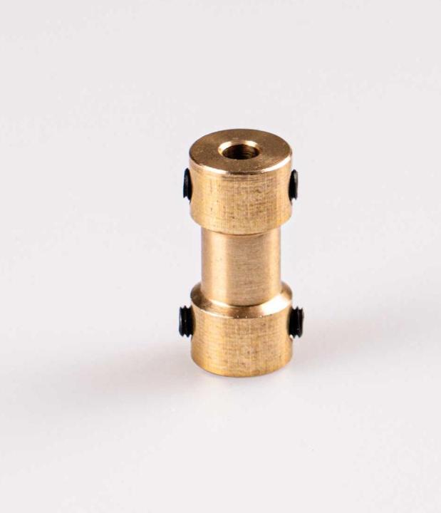 Actual product image Modellbau Lindinger shaft coupling rigid 4 to 3.17mm 9/20mm