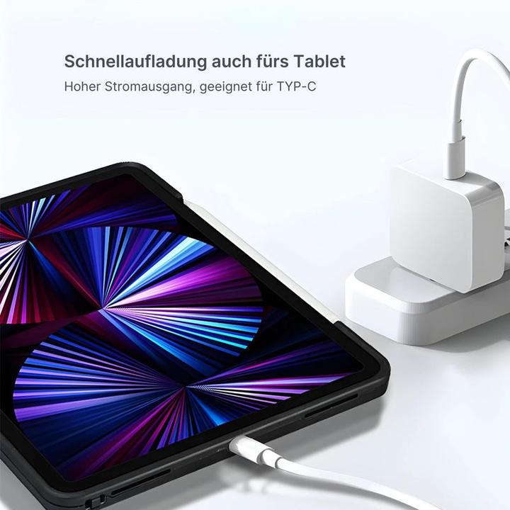 Produktbild Hermex USB-C zu USB-C Schnellladekabel 2m Datenkabel (2 m, USB 2.0)