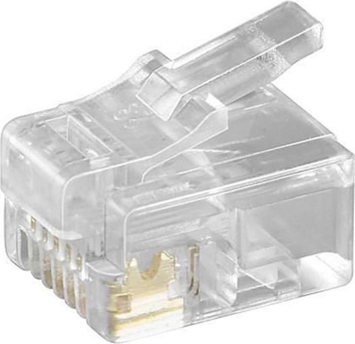 Image du produit MicroConnect Fiche modulaire RJ12 6P6C, 10pcs