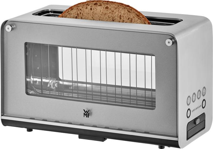 Lono Glas-Toaster mit Brötchenaufsatz