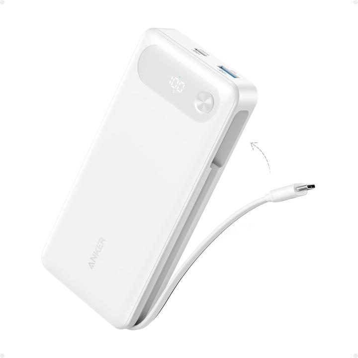 Immagine prodotto Anker Powerbank mit integriertem USB-C-Kabel (20000 mAh, 87 W)