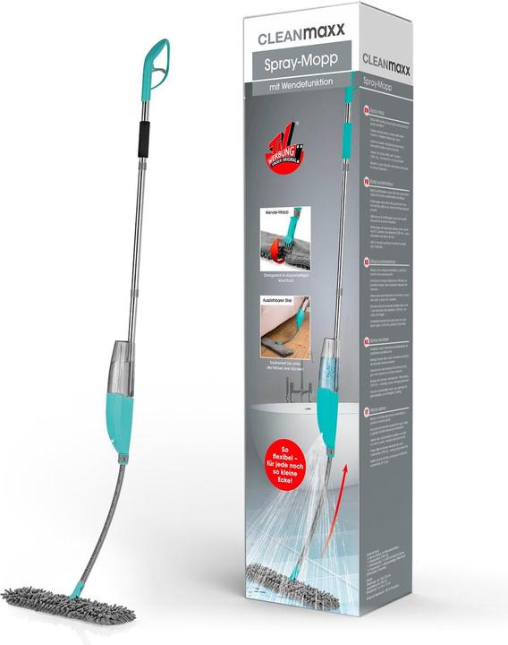 Actual product image CleanMaxx Floor Mop Set Spray Mop Set of 3 (3 pcs.)