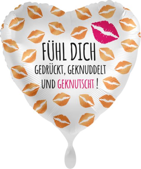 Actual product image Premioloon Folienballon Fühl Dich... - Hugs & Kisses - XXL - leer