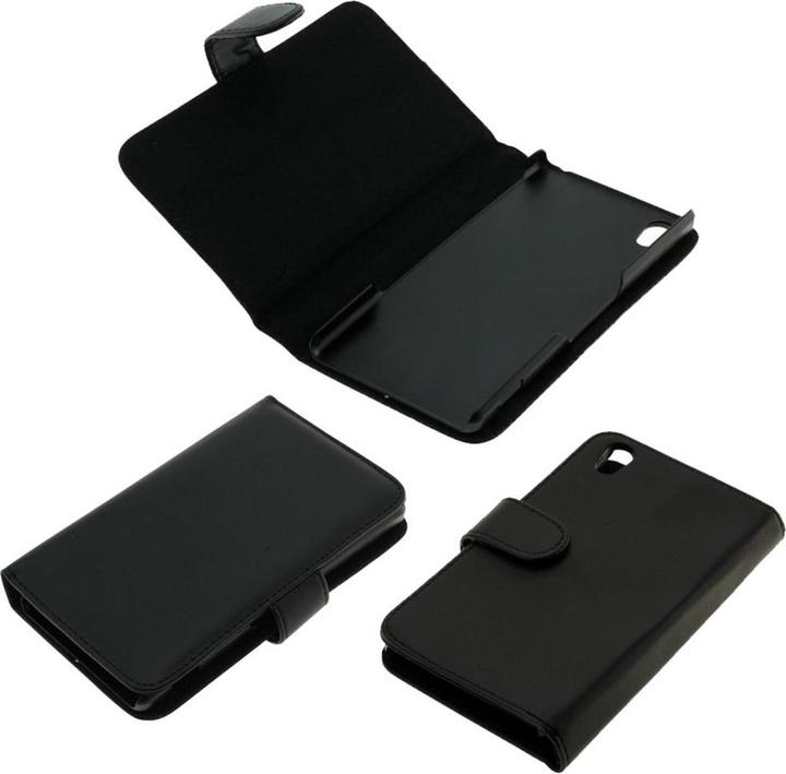 Produktbild König Design Tasche für Sony Xperia Z2 Bookstyle schwarz (Sony Xperia Z2)