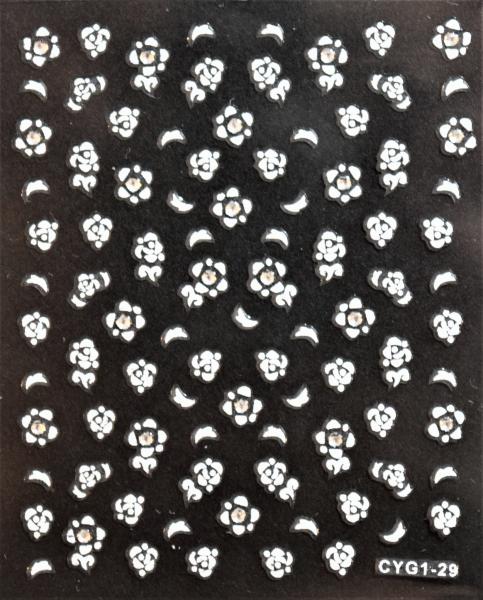Nagellack24 Nail Art Sticker Selbstklebend 29