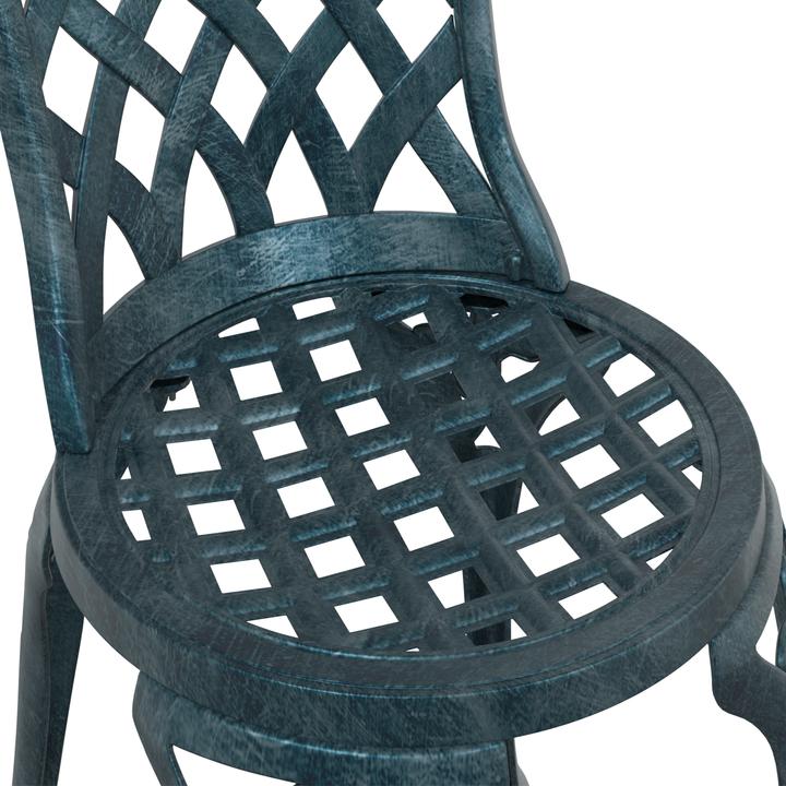 Actual product image VidaXL 3-piece garden bistro set green cast iron (53 cm)