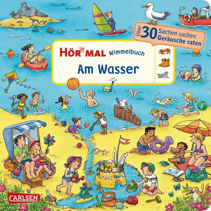 Produktbild Hör mal (Soundbuch): Wimmelbuch: Am Wasser (Carolin Görtler, Julia Hofmann, Deutsch)