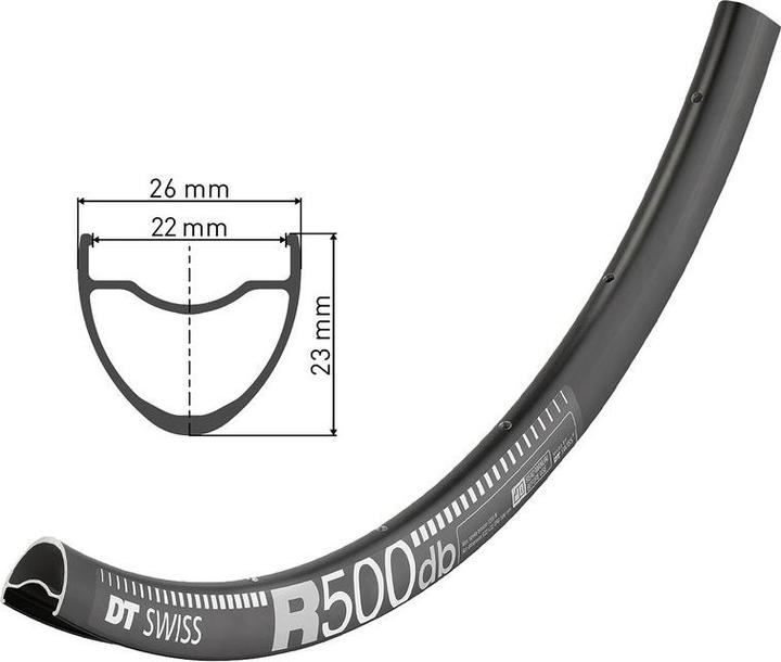 Image du produit DT Swiss R500 jante DB 650B 22 24L (27.50")