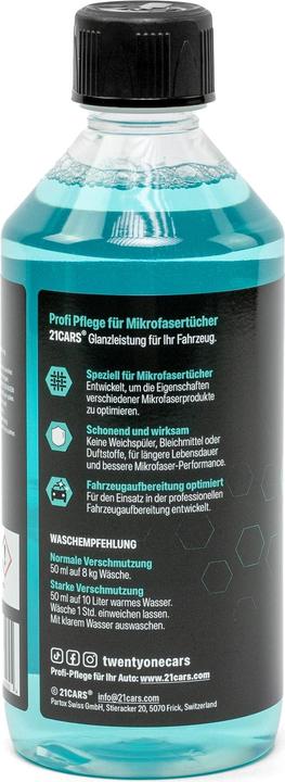 Produktbild 21cars Mikrofaser Waschmittel Micro Fresh (500 ml)