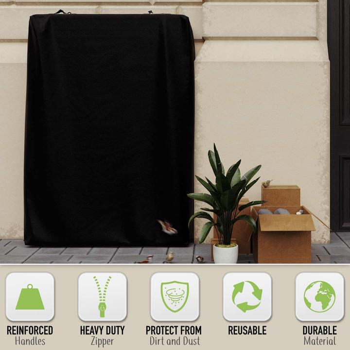 Image du produit Dreamzie Housse de matelas pour le stockage et les déménagements (140 x 200 cm)