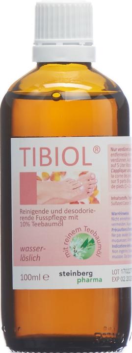 Actual product image Tibiol wasserlöslich (Foot bath, 100 ml)