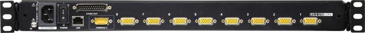 Image du produit Aten CL5708IN CH Commutateur KVM over IP 8 ports 19" LCD (PS/2-USB VGA) Disposition CH