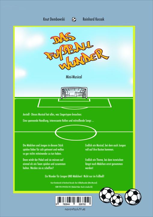 Actual product image Das Fussballwunder (German, Reinhard Kossak, Knut Dembowski, 2024)