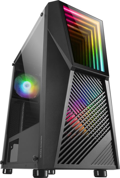 Produktbild Mars Gaming Boitier Moyen Tour Atx Mc777 RGB Avec Panneau Vitré (Noir) (ATX, Mini-ITX)