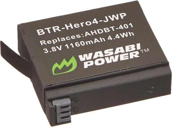 Immagine prodotto Wasabi Power Batteria di ricambio per GoPro Hero 4 (Eroe 4)