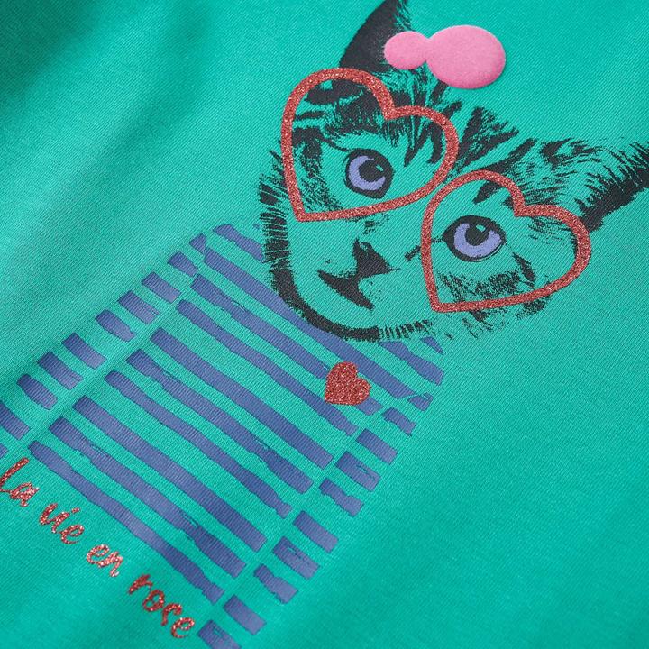 Immagine prodotto VidaXL Camicia da bambino a maniche lunghe verde chiaro 92,Materiale: 95 % cotone. 5 (92)