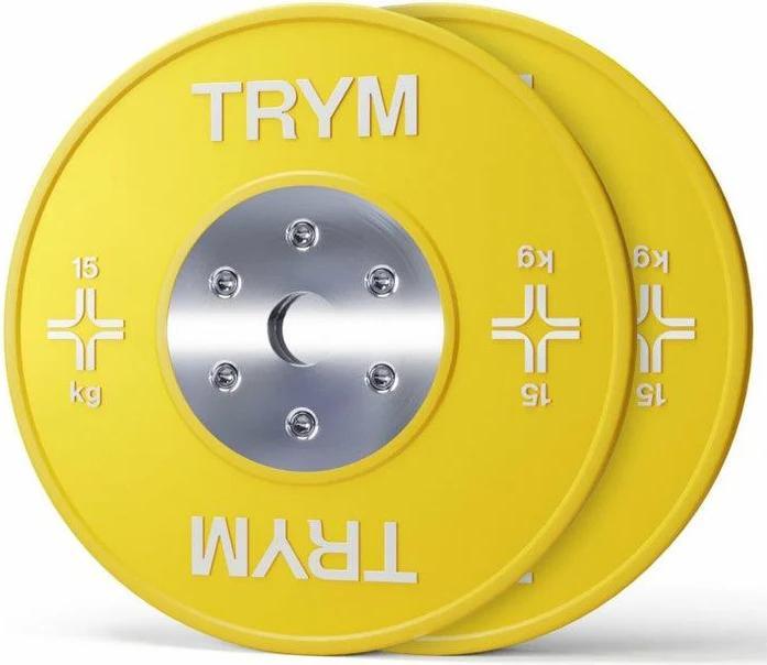 Trym Competition Bumper Plate Set of 2x15kg (2 x 15 kg)