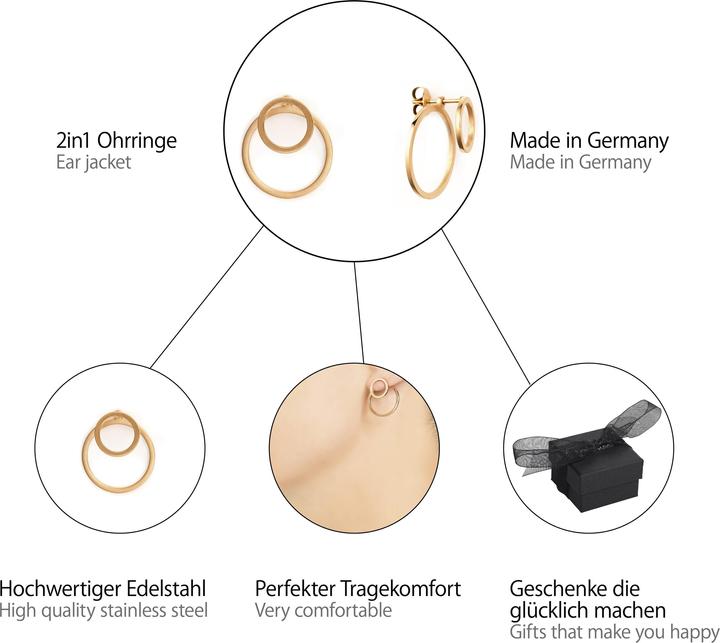 Image du produit Heideman Circle Cercle éternel argenté mat (100% acier inoxydable)